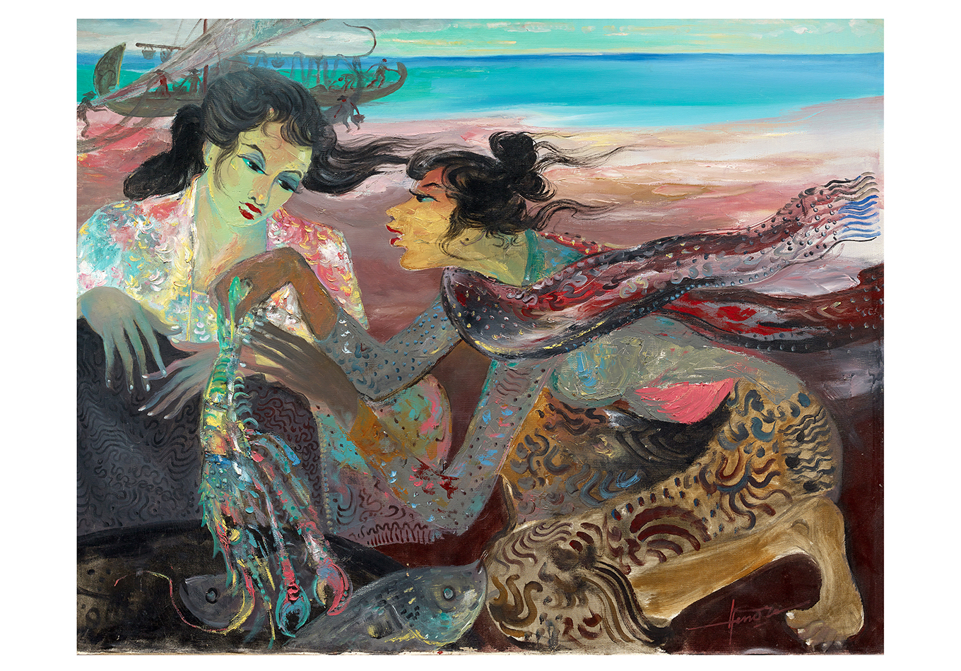Hendra Gunawan - Zeeuws Veilinghuis - Indonesian Art